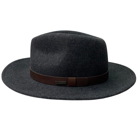 Pendleton 100% Pure Virgin Wool Mens Gray Brown Fedora Western Indiana Jones - Picture 1 of 10